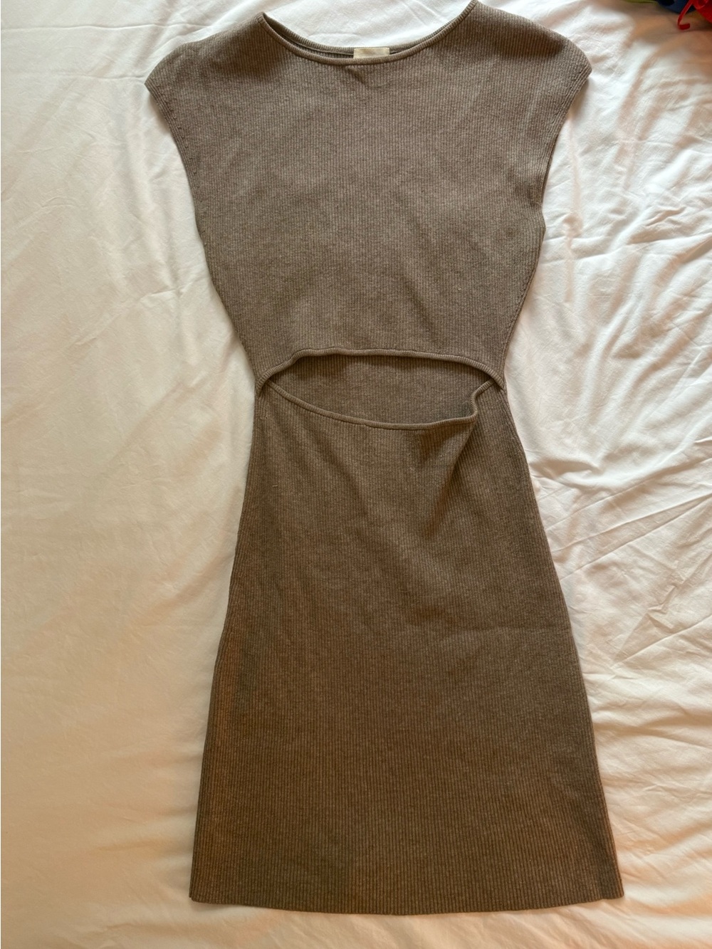 Aritzia Wilfred Cut-Out Mini Dress